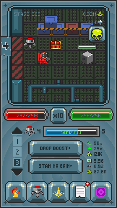 Gameplay image from Idle Space Soldier