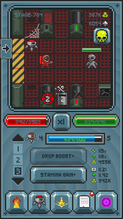 Gameplay image from Idle Space Soldier