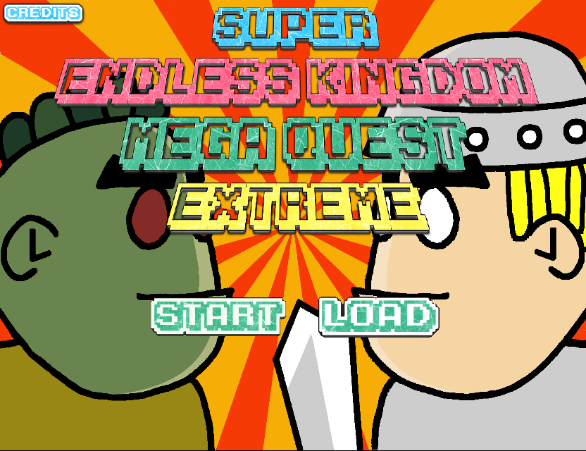 Title screen of Super Endless Kingdom